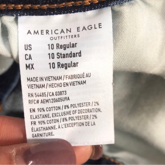 🛑SOLD🛑American Eagle Next Level Curvy High Rise Skinny Jean Size 10 - Picture 4 of 4